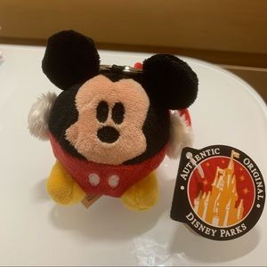 Fluffy Mickey keychain